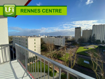 Appartement Rennes quartier VILLEJEAN situé au 5ème étage 4 pièces 78.86 m2 avec cave, garage et balcon