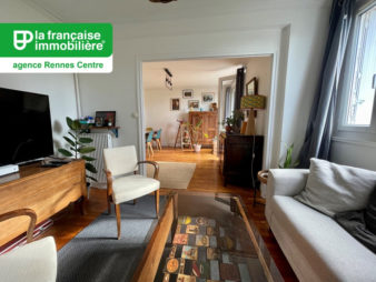 A vendre Appartement Rennes Centre-Ville – Secteur de Bourg L’Evêque – 4 pièces de 77.30 m² – Dernier étage – cave et parking