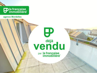 Appartement T2 vendu à Bruz – 34,98 m² Carrez et 25 m² de terrasse – 10 min de Rennes