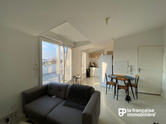 Appartement T2 à Bruz – 34,98 m² Carrez et 25 m² de terrasse – 10 min de Rennes