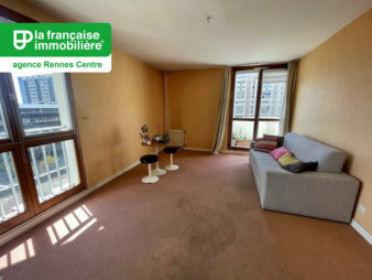 A Vendre appartement 3 pièces de 68.88 m² – Rennes centre-ville – Colombier  – balcon, cave et parking