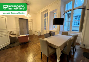 Appartement Rennes – Centre-Ville – Mairie – 6 pièces de 129.99 m² carrez – cave – Grenier – droit au parking - LFI-CENTRE-A-12990