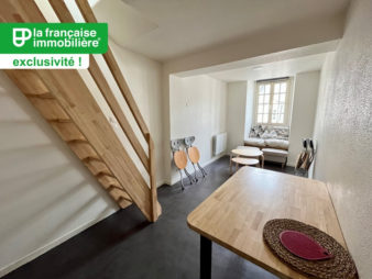 EXCLUSIVITE ! A Vendre appartement Rennes Centre-ville – T1Bis en duplex de 18.01m² carrez et 25.36m² au sol – Appartement vendu loué