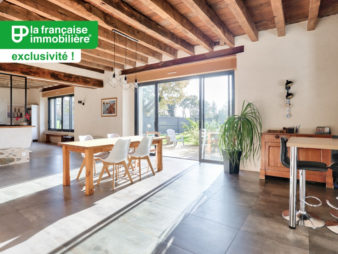 Longère entièrement rénovée à vendre à Mordelles – 205.7 m² – 1060 m² de terrain – 20 min de Rennes