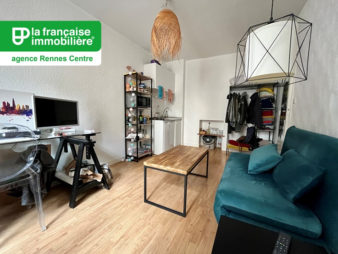 Appartement Rennes Centre-ville- Rue Poullain Duparc – Studio de 16.31m2 –  1er étage – Appartement Loué