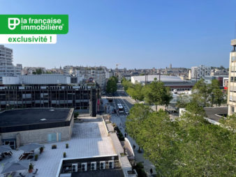 Appartement Rennes Centre-ville 2 pièces – 43.04 m² carrez – Colombier – Esplanade Charles de gaulle – cave – Dernier étage