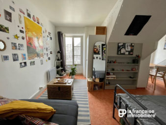 VENDU EN EXCLUSIVITE ! A Vendre appartement type 1 Rennes centre-ville – Les Halles  – Dernier étage avec mansarde et cave. Loué non meublé