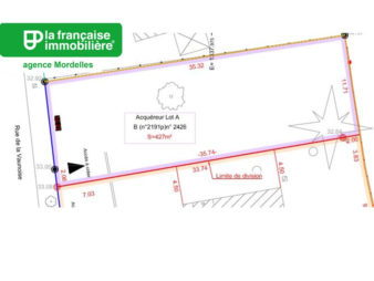 Terrain viabilisé à vendre à Cintré – 427 m2 – 20 min de Rennes