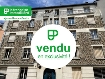 Vendu par nos soins ! Exclusivité – Appartement à vendre Rennes centre-ville – type 2 – 40,4m²  en carrez et de 41.86m² au sol – Cave – Rue Legraverend