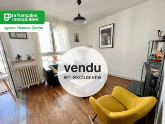 Vendu en exclusivité ! Appartement Rennes Centre ville – Alphonse Guérin – Vélodrome – 3 pièces, 53 m2, loggia et Cave