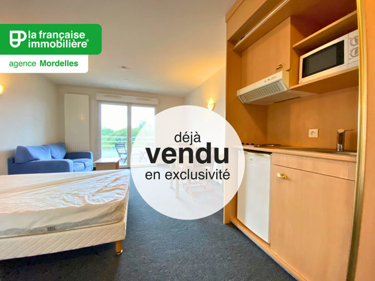 Appartement à vendre à Bruz – Studio – 27,46 m²  Carrez – Balcon – 7 min de Rennes - LFI-MOR-L-12106