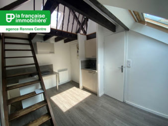 Appartement Studio Duplex de 12.20m² Carrez- Non Meublé – Centre Ville – Rue d’Antrain