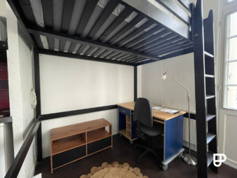 Appartement type studio – Meublé- Rennes Centre-ville – 1 pièce – 17.49m² – Place Hoche – Sainte-Anne