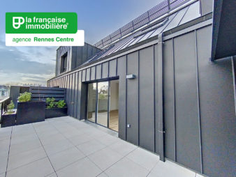 Appartement Rennes Centre-Ville, Rue d’Antrain – 4 pièces 86.97 m² – Terrasse de 19.16 m² – Deux Parkings – Programme Neuf