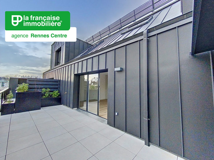 Appartement Rennes Centre-Ville, Rue d’Antrain – 4 pièces 86.97 m² – Terrasse de 19.16 m² – Deux Parkings – Programme Neuf - LFI-CENTRE-16151