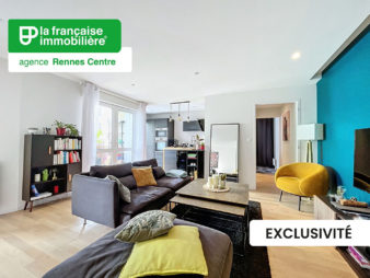 EXCLUSIVITE ! Appartement Rennes centre-ville – Saint Hélier – 2 pièces – 51,87 m² – balcon – Exposition Sud – parking en sous-sol